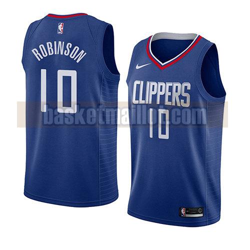 maillot nba los angeles clippers icône 2018 homme Jerome Robinson 10 bleu
