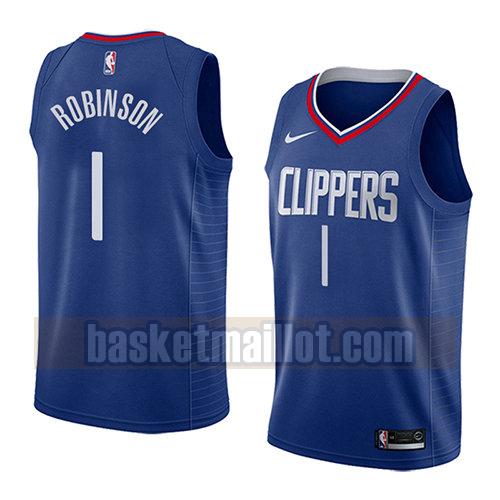 maillot nba los angeles clippers icône 2018 homme Jerome Robinson 1 bleu