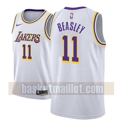 maillot nba los angeles lakers association 2018-19 homme Michael Beasley 11 blanc