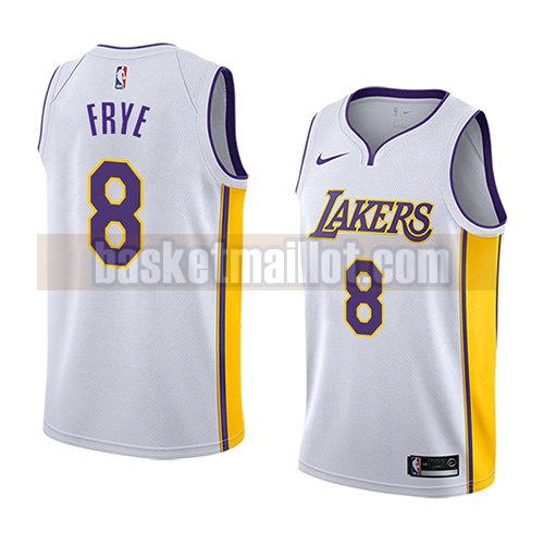 maillot nba los angeles lakers association 2018 homme Channing Frye 8 blanc