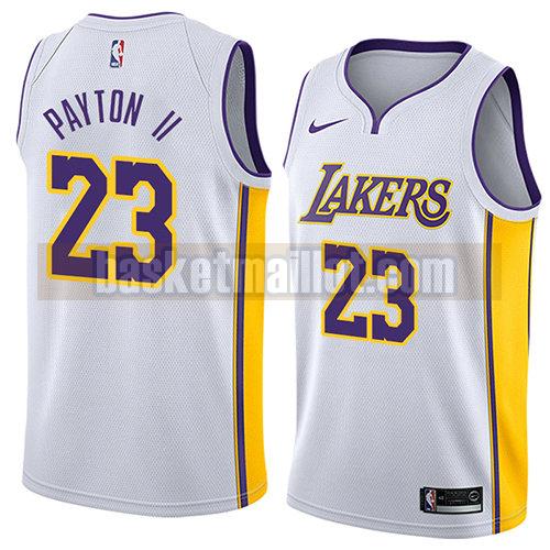 maillot nba los angeles lakers association 2018 homme Gary Payton II 23 blanc