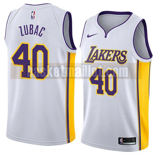 maillot nba los angeles lakers association 2018 homme Ivica Zubac 40 blanc