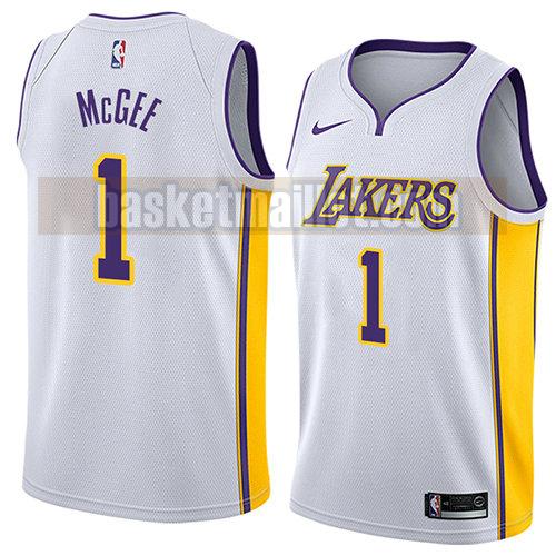 maillot nba los angeles lakers association 2018 homme Javale Mcgee 1 blanc