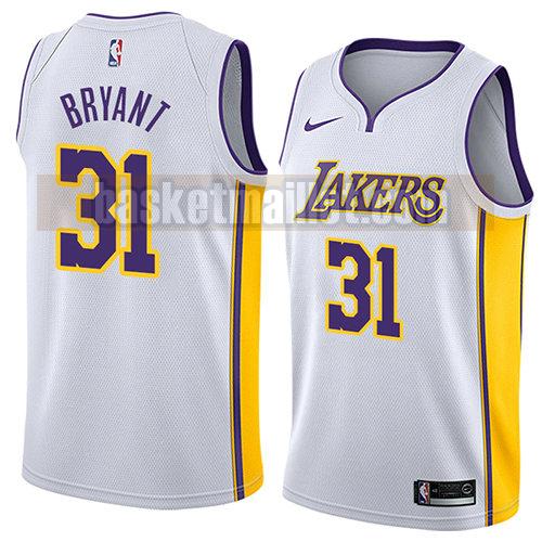 maillot nba los angeles lakers association 2018 homme Thomas Bryant 31 blanc