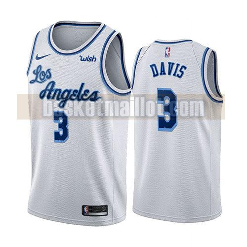 maillot nba los angeles lakers classic 2019-20 homme Anthony Davis 23 blanc
