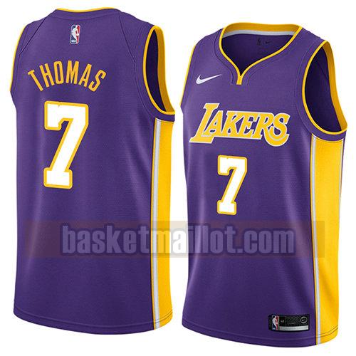 maillot nba los angeles lakers déclaration 2018 homme Isaiah Thomas 7 pourpre