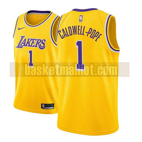 maillot nba los angeles lakers icône 2018-19 homme Kentavious Caldwell-Pope 1 d'or