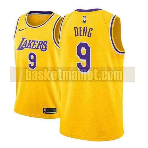 maillot nba los angeles lakers icône 2018 homme Luol Deng 9 d'or