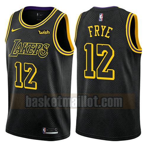 maillot nba los angeles lakers ville 2018 homme Channing Frye 12 noir