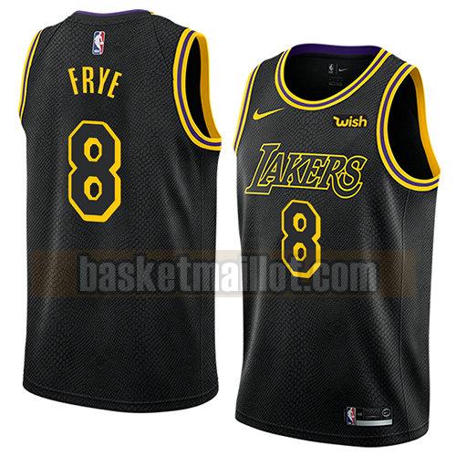 maillot nba los angeles lakers ville 2018 homme Channing Frye 8 noir