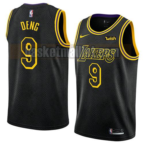 maillot nba los angeles lakers ville 2018 homme Luol Deng 9 noir
