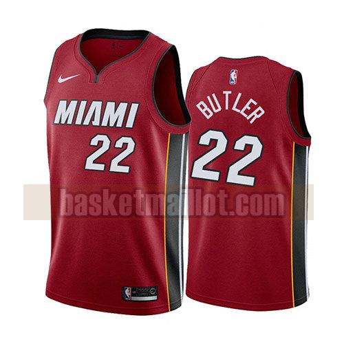 maillot nba miami heat déclaration 2018 homme Jimmy Butler 22 rouge