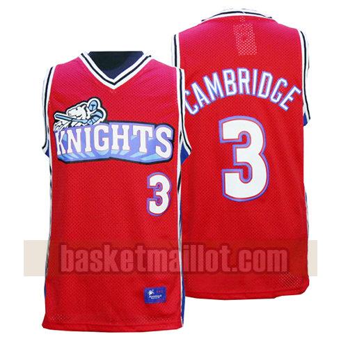 maillot nba pelicula knights homme Calvin Cambridge 3 rouge