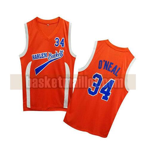 maillot nba pelicula uncle drew homme Shaquille O'Neal 34 orange