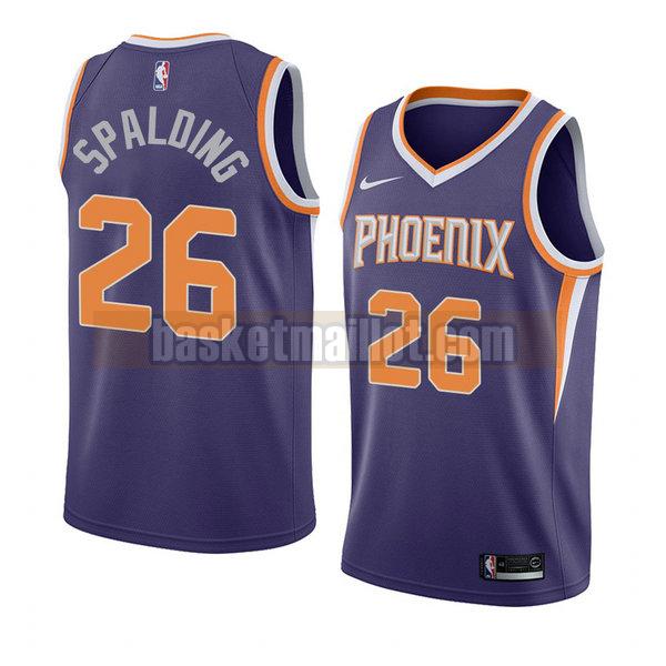 maillot nba phoenix suns icône 2018 homme Ray Spalding 26 pourpre