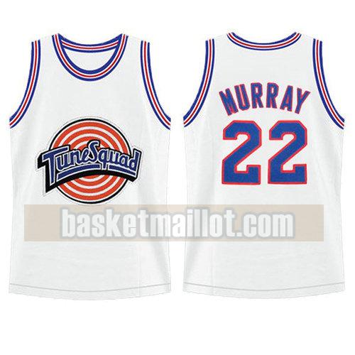 maillot nba tune squad homme Bill Murray 22 blanc