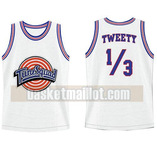 maillot nba tune squad homme Tweety 9 blanc