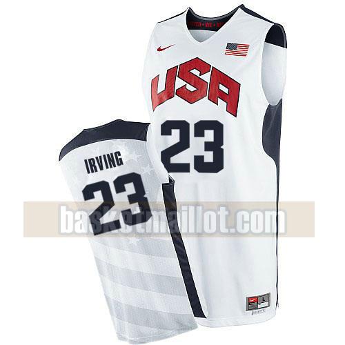 maillot nba usa 2012 homme Kyrie Irving 23 blanc