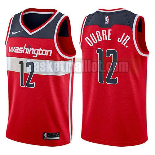 maillot nba washington wizards icône 2017-18 homme Kelly Oubre 12 rouge