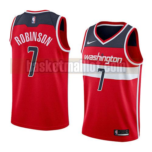 maillot nba washington wizards icône 2018 homme Devin Robinson 7 rouge