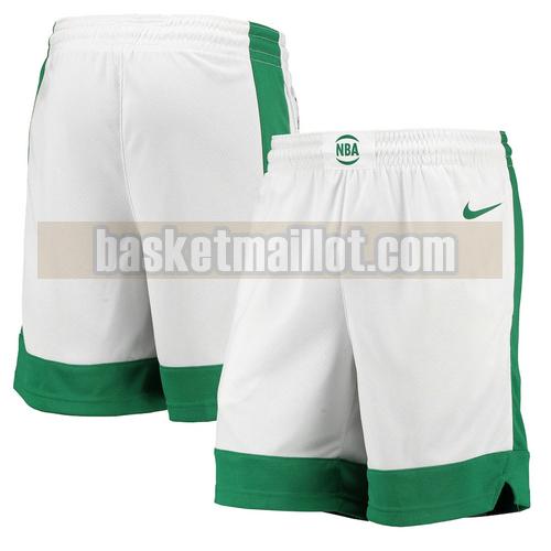 shorts nba Boston Celtics 2020-21 City Edition Homme Blanc