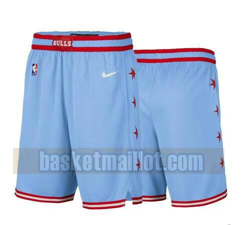 shorts nba Chicago Bulls 2019-20 Nike homme bleu