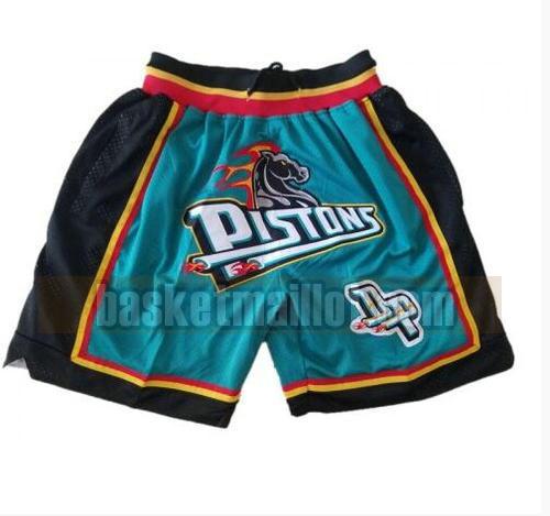 shorts nba Detroit Pistons Tascabili Swingman homme vert