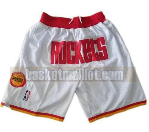 shorts nba Houston Rockets Tascabili Swingman homme blanc