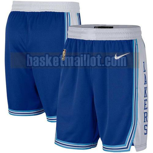 shorts nba Los Angeles Lakers city 2020-21 Homme Bleu