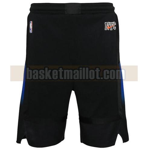 shorts nba New York Knicks 2020-21 City Edition Homme Noir